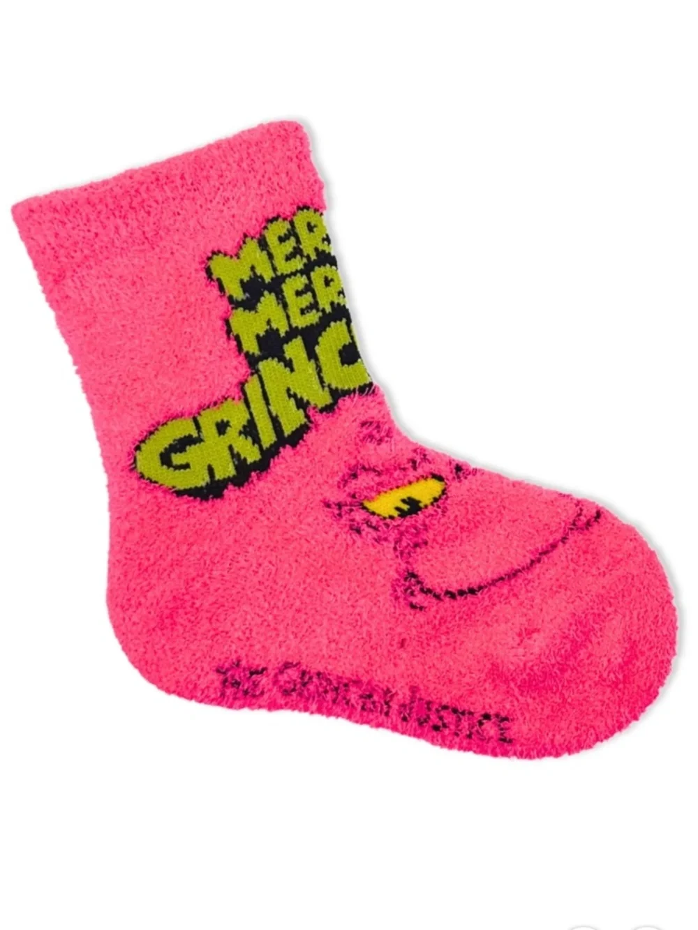 The Grinch Girls 2 PK Socks Size M/L NWT